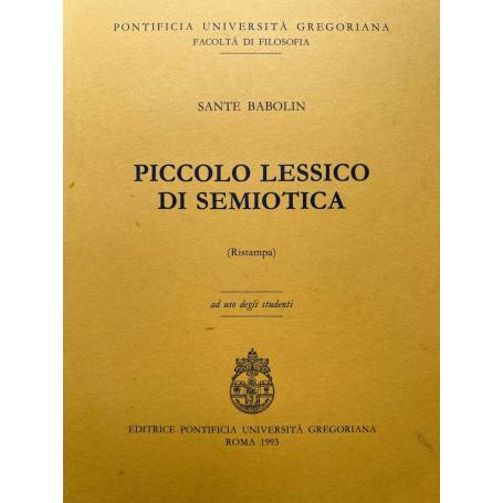 Piccolo lessico di semiotica
