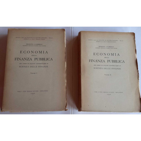 Economia della finanza pubblica. Volume I II
