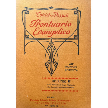 Prontuario evangelico di tutte le domeniche. Volume II