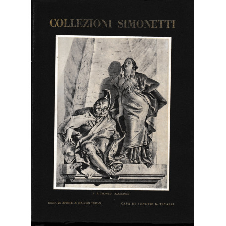 Collezioni Simonetti. Quadri mobili e oggetti d'arte. Catalogo redatto dal Prof. Dott. Ludovico Pollak.