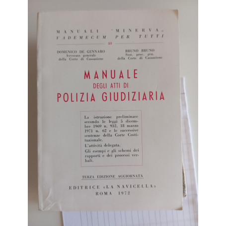 Manuale degli atti di polizia giudiziaria