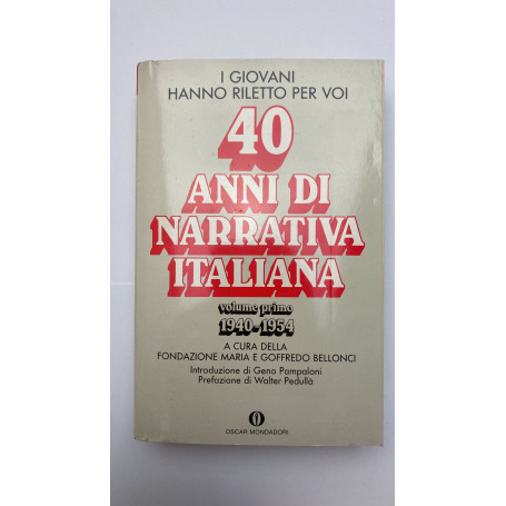 Quarant'anni di narrativa italiana