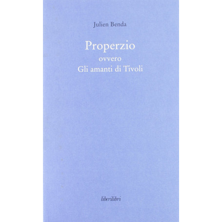 Properzio ovvero gli amanti di Tivoli