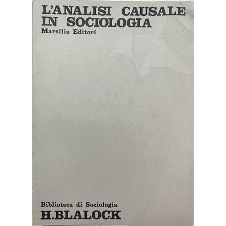 L'analisi causale in sociologia