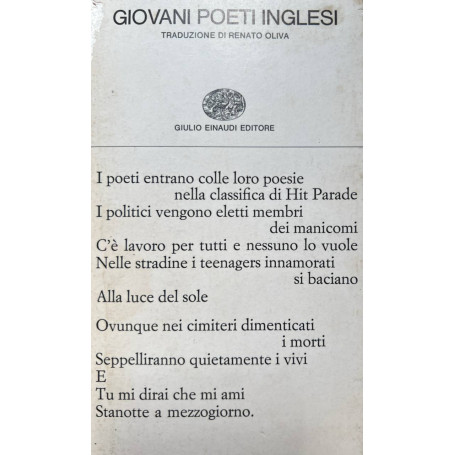 Giovani poeti inglesi