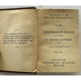 Le amicizie pericolose. Volume IVLibrisaggi