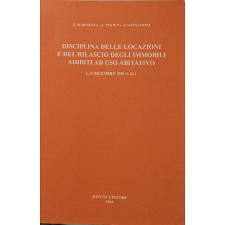 Disciplina delle locazioni e del rilascio degli immobili adibiti ad uso abitativo. Legge 9 dicembre 1998 n. 431.