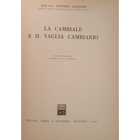 La cambiale e il vaglia cambiario