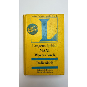 Langenscheidt Maxi-Wörterbuch italienisch. Italienisch-Deutsch Deutsch-Italienisch