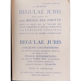 Regulae Juris. Raccolta di 2000 regole del diritto