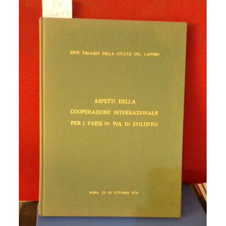Aspetti della cooperazione internazionale per i paesi in via di sviluppo. 13° convegno nazionale.