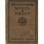 Dictionnaire usuel de droit par Max Legrand