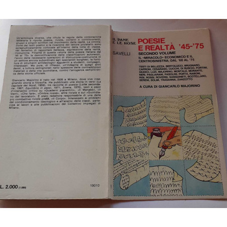 Poesie e realtà '45-'75. Volume secondo