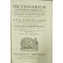 Dictionarium historicum criticum chronologicum geografhicum et literale Sacrae Scripturae cum figuris (tomus primus)