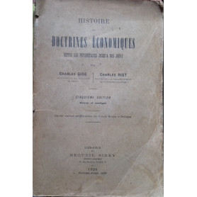 Histoire des doctrines économiques depuis les phisiocrates jusqu'à nos joursLibrisaggi Histoire des doctrines économiques depuis les phisiocrates jusqu'à nos joursLibrisaggi