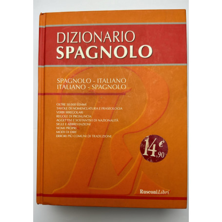 Dizionario spagnolo. Spagnolo-italiano italiano-spagnolo