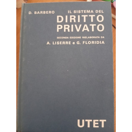 Il sistema del diritto privato