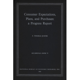 Consumer Expectations  Plans  and Purchases: a Progress ReportLibrisaggi