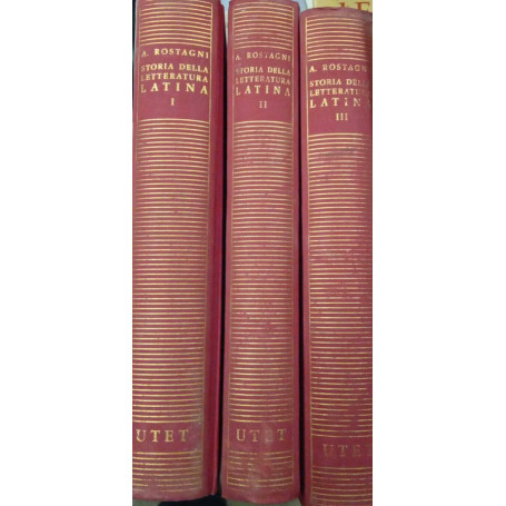 Storia della letteratura latina (3 volumi)
