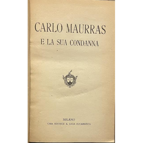 Carlo Maurras e la sua condanna