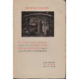 Lectura Dantis. Il canto II dell'inferno letto da I. Della Giovanna nella sala di Dante in Orsanmichele