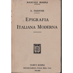 Epigrafia Italiana Moderna