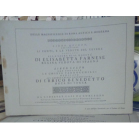 Delle magnificenze di Roma antica e moderna libro quinto e sesto. Riedizione dell'opera di Giuseppe Vasi del 1754 e 1756.