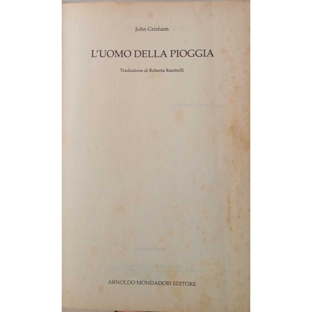 L'uomo della pioggia.