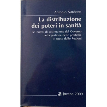 La distribuzione dei poteri in sanità.