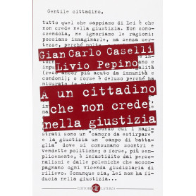 A un cittadino che non crede nella giustiziaLibrisaggi