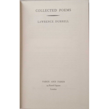 Collected Poems.