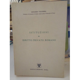 Istituzioni di Diritto Privato Romano.