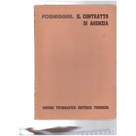 Il Contratto di Agenzia Volume Ottavo Tomo Secondo fasc. 1°