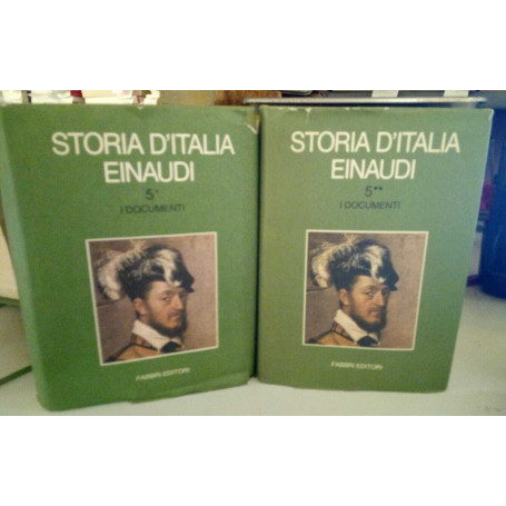 Storia d'Italia Einaudi Vol.5 I documenti. Due tomi.