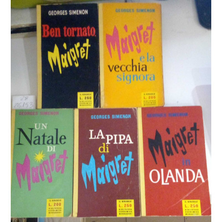 Un Natale di Maigret - La pipa di Maigret - Maigret e la vecchia signora - Maigret in Olanda - Ben tornato Maigret.