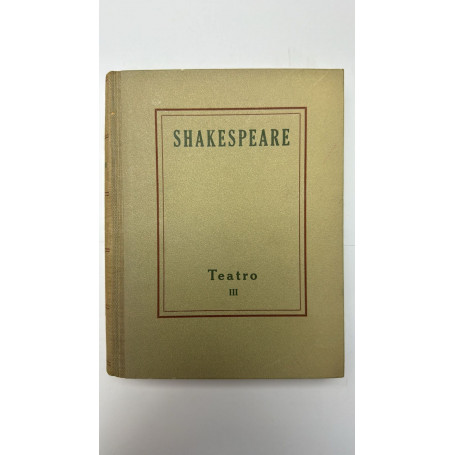 Shakespeare. Teatro Vol. III