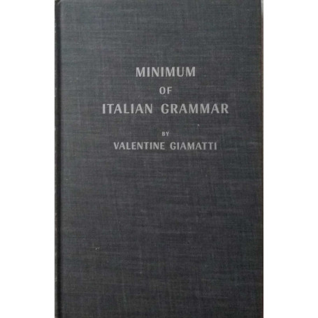 Minimum of italian grammar.