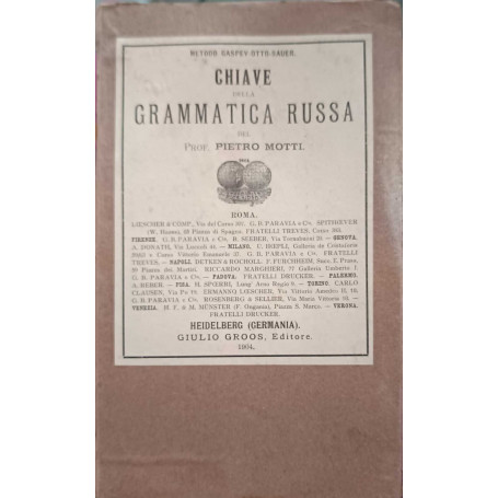 Metodo Gaspey-Otto-Sauer Chiave della grammatica russa