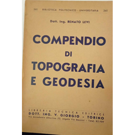 Compendio di topografia e geodesia