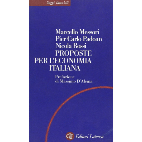 Proposte per l'economia italiana