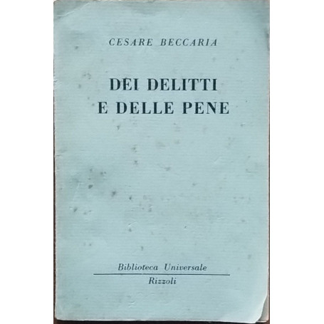 Dei delitti e delle pene