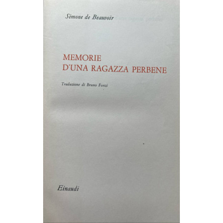 Memorie d'una ragazza perbene