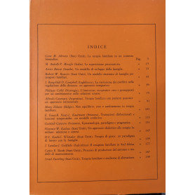 Terapia familiare. Esperienze internazionali di tecnica e teoria relazionale n.9