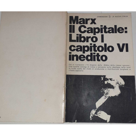 Il Capitale: Libro 1 capitolo VI inedito