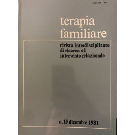 Terapia familiare. n.10 dicembre 1981