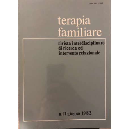 Terapia familiare. n.11 giugno 1982