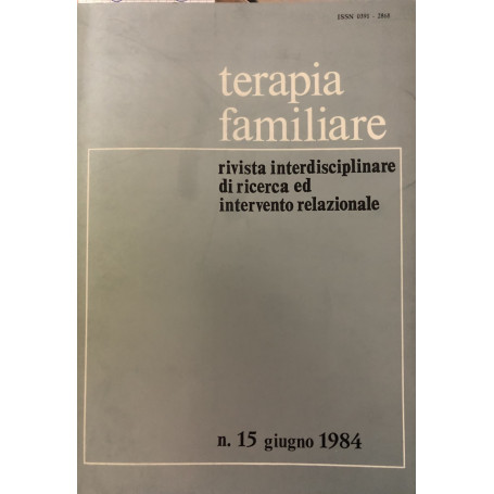 Terapia familiare. n.15 giugno 1984