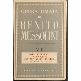 Opera Omnia. Dall'intervento alla crisi del ministero Boselli (25 maggio 1915 - 17 giugno 1917). Vol. VIIILibrisaggi