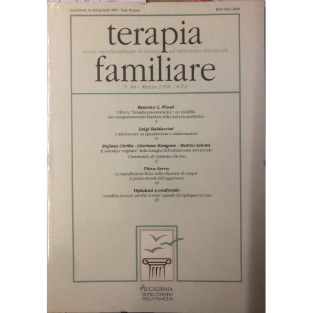 Terapia familiare n.44 marzo 1994