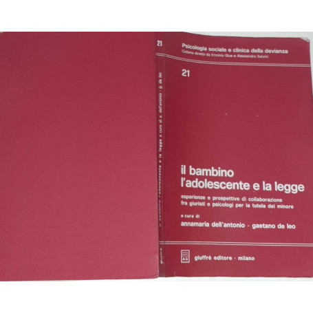 Il bambino l'adolescente e la legge